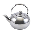 Teapot with Infuser Stainless Steel Tea Kettle Coffee Pot Portable Loose Leaf Hot Water Pot