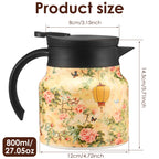 800/1000 ML Thermal Teapot Stainless Steel Insulated Tea Pot with Infuser