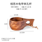 Home Wooden Craft Handmade Tea Milk Wooden Mug Coffee Mug