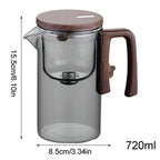 Magnetic Glass Tea Infuser Kettle