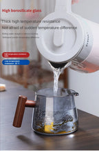 Hot Heat Resistant Glass Teapot With Stainless Steel Infuser