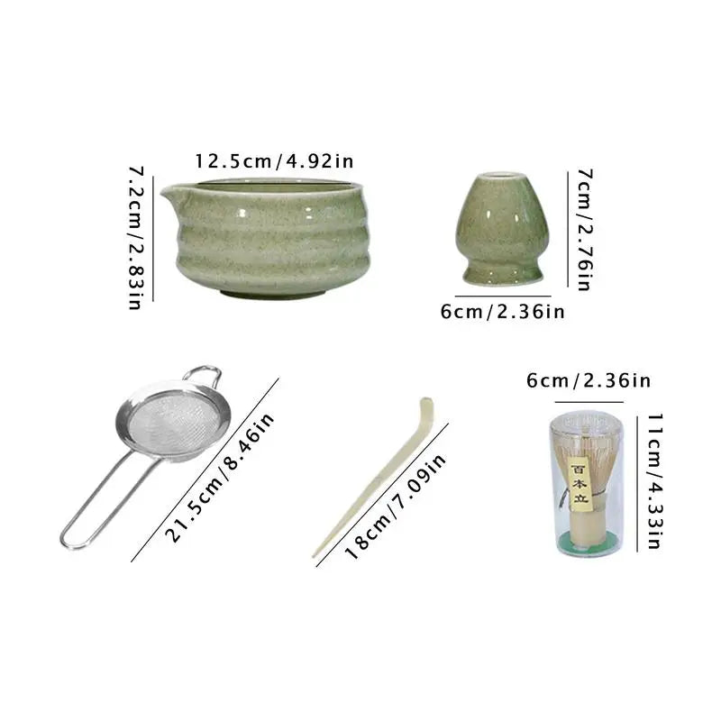 Japanese 5pc Matcha Tea Set