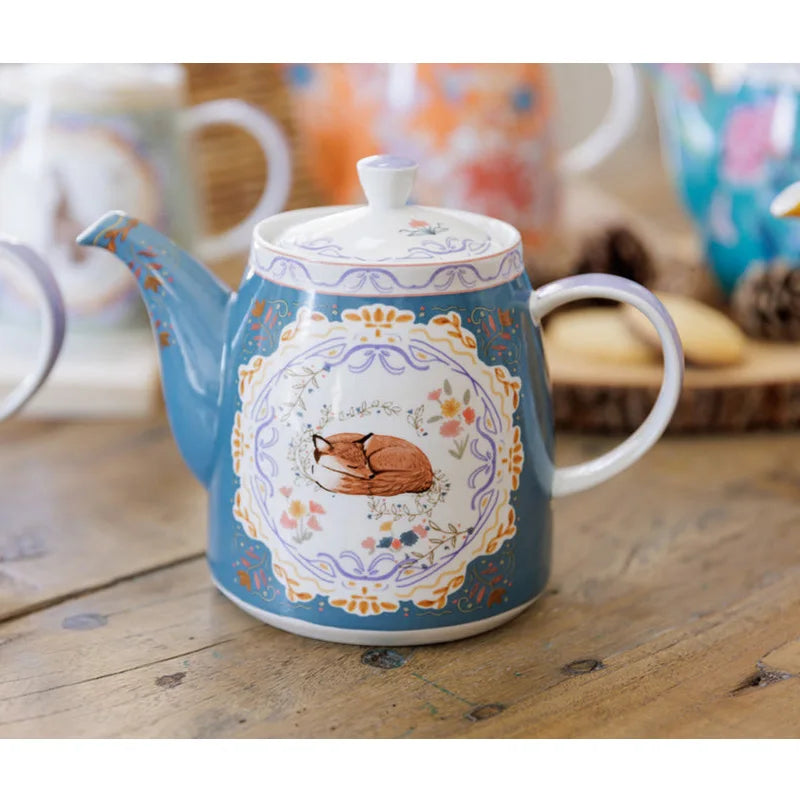 London Pottery 1 L  teapot ceramics matcha set fox tea pot tetra tea infuser kettle tea