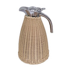 Serve Tea In Style Elegant Rattan Thermos Tea Carafe
