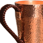 Copper Coffee Mug Handmade Pure Copper Cup Sturdy Easy Clean  400ml