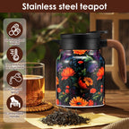 800/1000 ML Thermal Teapot Stainless Steel Insulated Tea Pot with Infuser
