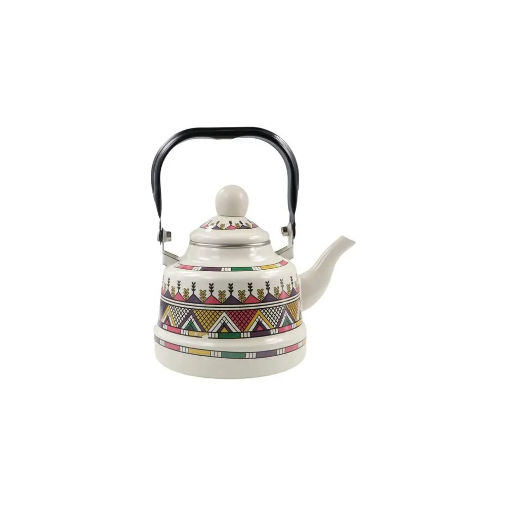 Teakettle Enamel Enamel Tea Kettle European Style 2.5L Tea Pot No Whistling
