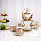 European Vintage Ceramic Tea Set