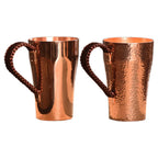 Copper Coffee Mug Handmade Pure Copper Cup Sturdy Easy Clean  400ml
