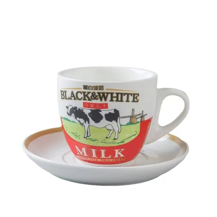 Thiened Cerc Bla White Milk Tea Cup 220ml