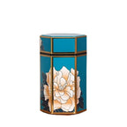 Hexagonal Tea Box Tinplate Tea Storage Tank Small Portable Sealed