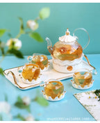 Nordic Afternoon Tea Set Flower Tea Cup Set