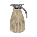 Serve Tea In Style Elegant Rattan Thermos Tea Carafe