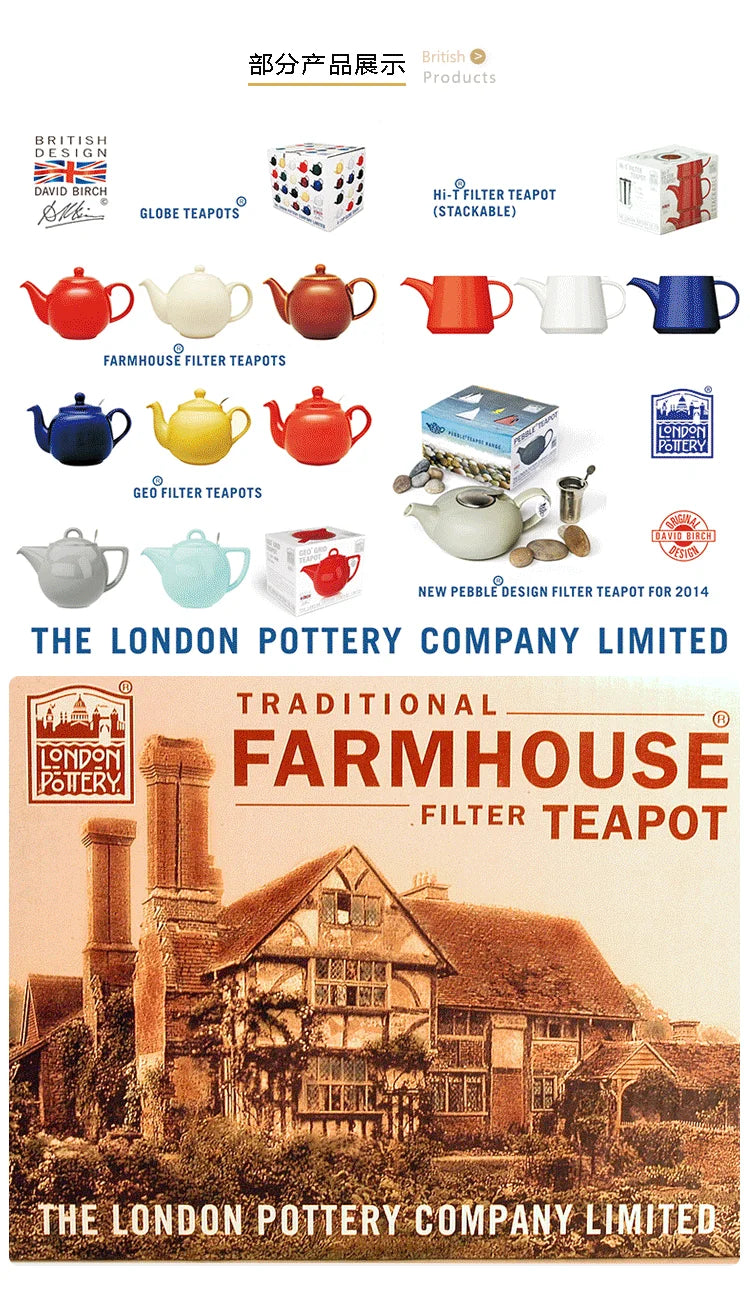 London Pottery 600ML multispot teapot ceramic tea pot
