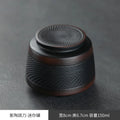 Porcelain Purple pottery tea can Sealed moisture-proof jar ceramic