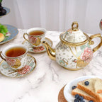 European Vintage Ceramic Tea Set