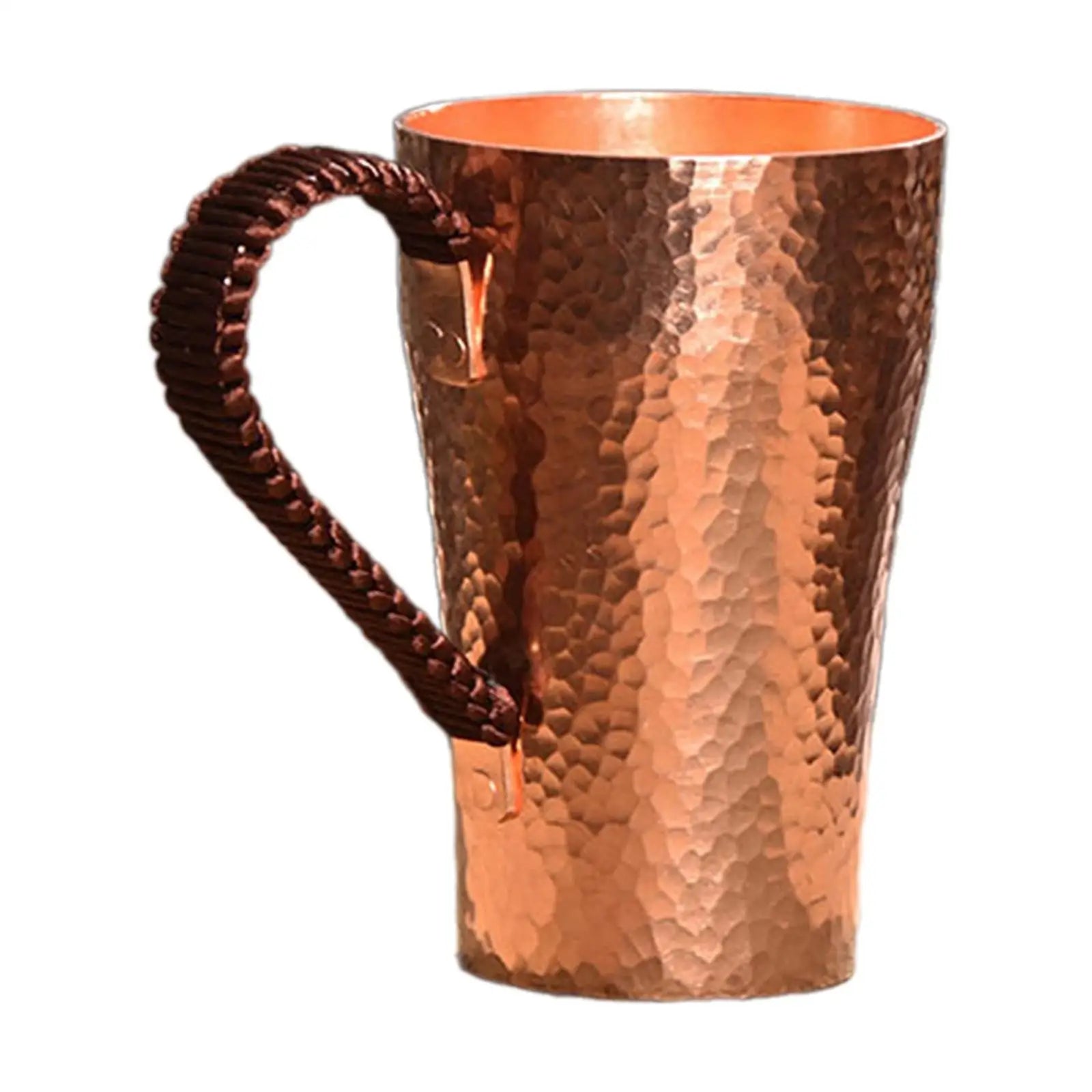 Copper Coffee Mug Handmade Pure Copper Cup Sturdy Easy Clean  400ml