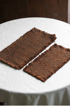 Tea mat, pure handmade table runner, pure cotton, thick coarse dry soaking