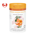 M21 Luxury Tea canister for Turmeric Ginger Peach Tea on a white background