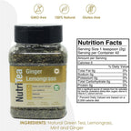 NUTRITEA Natural Lemongrass Full Leaf Tea (Caffeine Free)